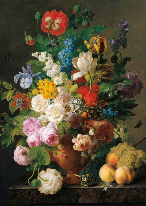 JARRON CON FLORES - VAN DAEL