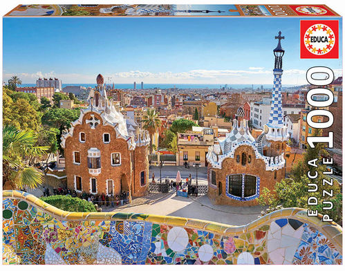 VISTA DE BARCELONA DESDE EL PARQUE GELL