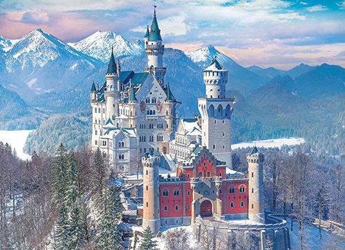 CASTILLO DE NEUSCHWANSTEIN EN INVIERNO - ALEMANIA