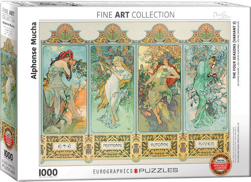 LAS CUATRO ESTACIONES-  ALPHONSE MUCHA