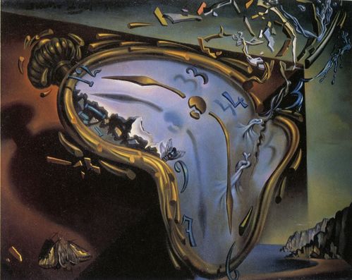 RELOJ BLANDO EN EL MOMENTO DE SU PRIMERA EXPLOSIN- SALVADOR DALI