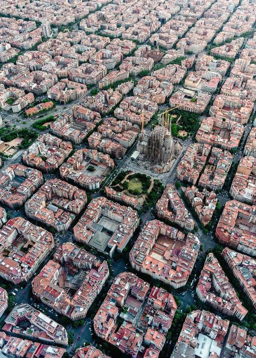 VISTA AEREA DE BARCELONA