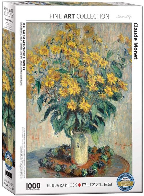 FLORES DE ALCACHOFA - CLAUDE MONET