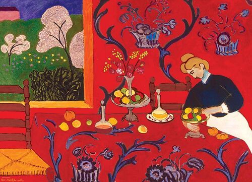 ARMONIA EN ROJO - HENRI MATISSE