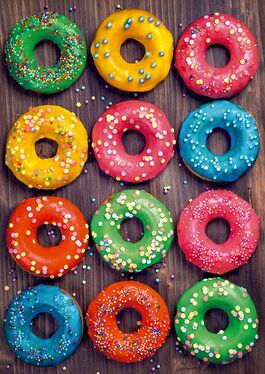 DONUTS DE COLORES