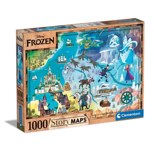 FROZEN - DISNEY MAP