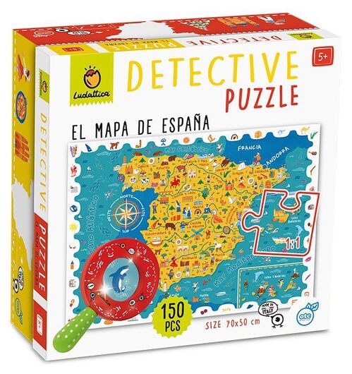 MAPA DE ESPAA - DETECTIVE PUZZLE