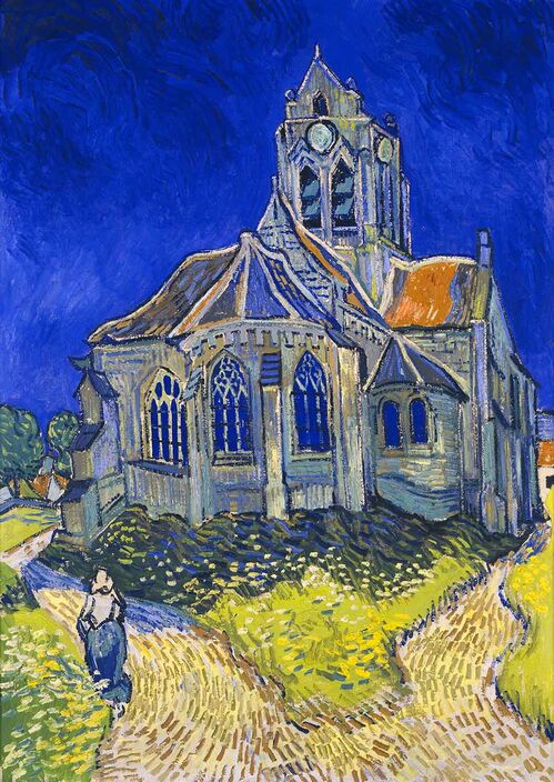 LA IGLESIA EN AUVERS-SUR-OISE - VAN GOGH