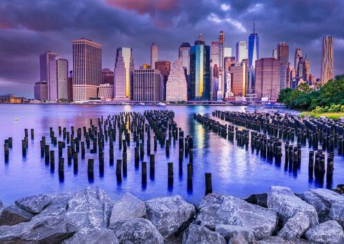 CIELO NUBLADO SOBRE MANHATTAN - NUEVA YORK
