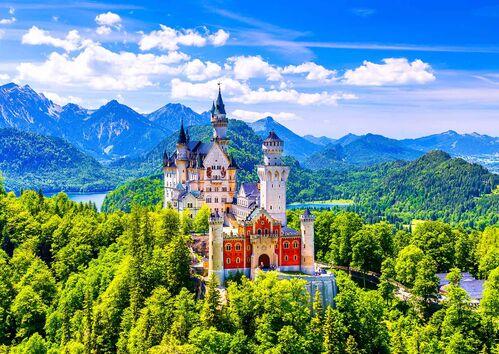CASTILLO NEUSCHWANSTEIN EN VERANO