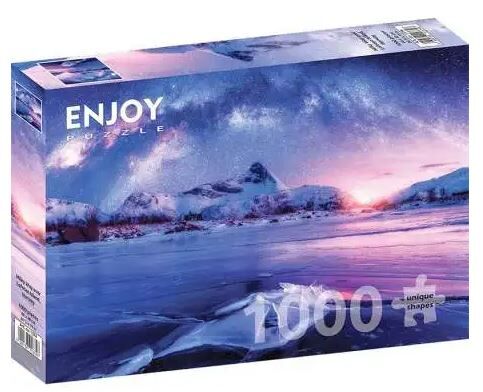 VIA LACTEA SOBRE LA ISLA LOFOTEN, NORUEGA